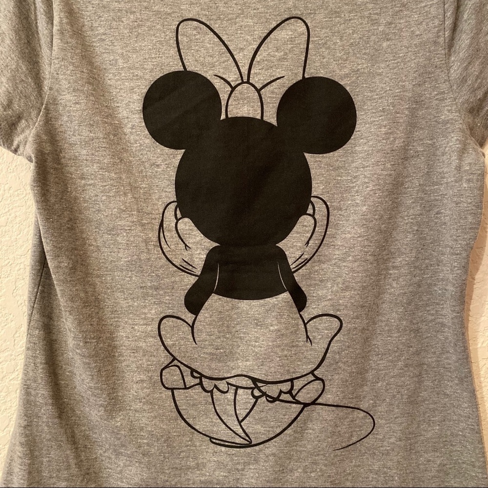 Disney Gray Minnie Mouse Graphic T-Shirt - Picture 4 of 6